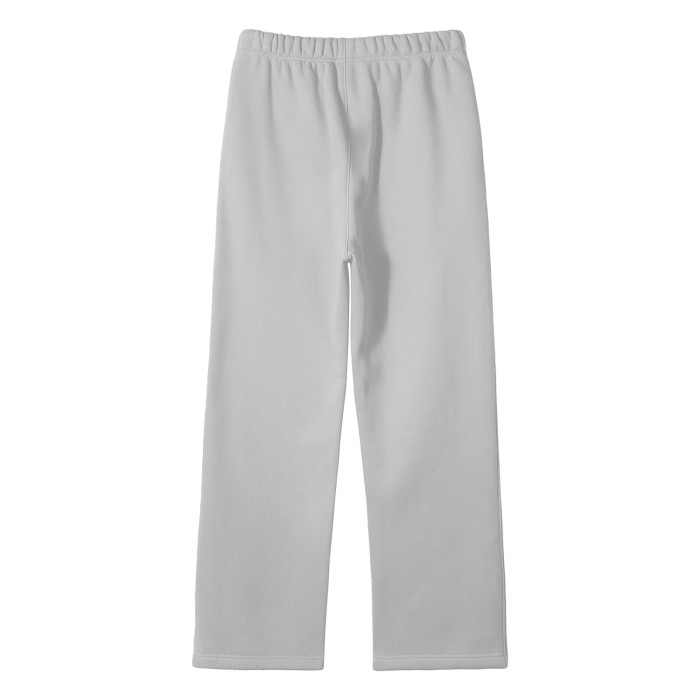 SOLID COLOR FLEECE STRAIGHT PANTS