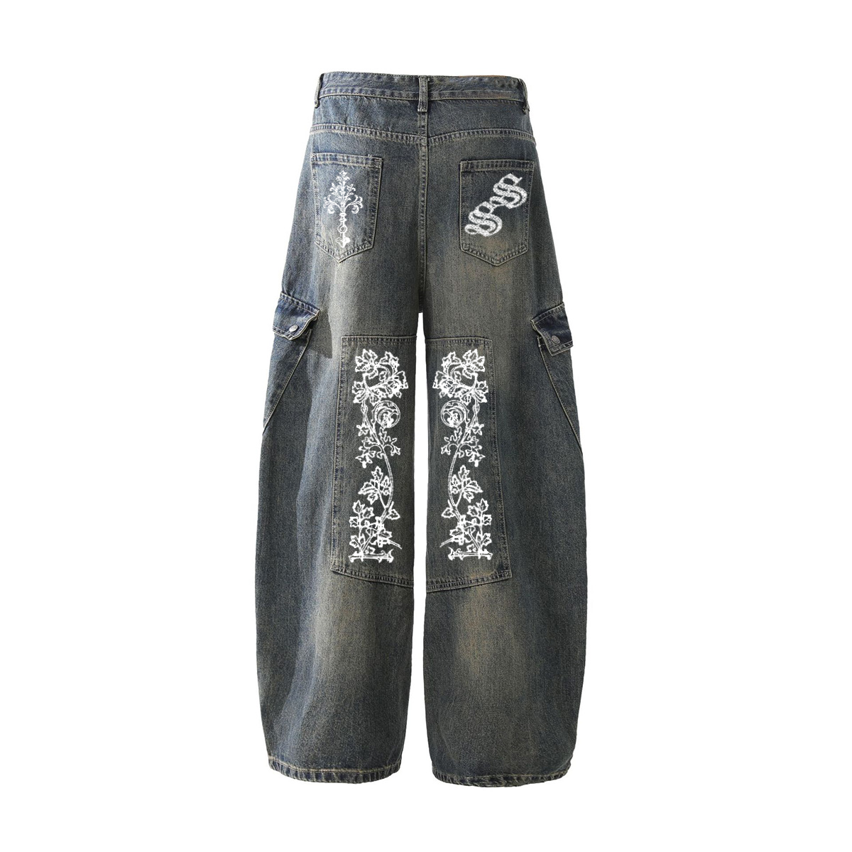 BAGGY ORNAMENTAL JEANS