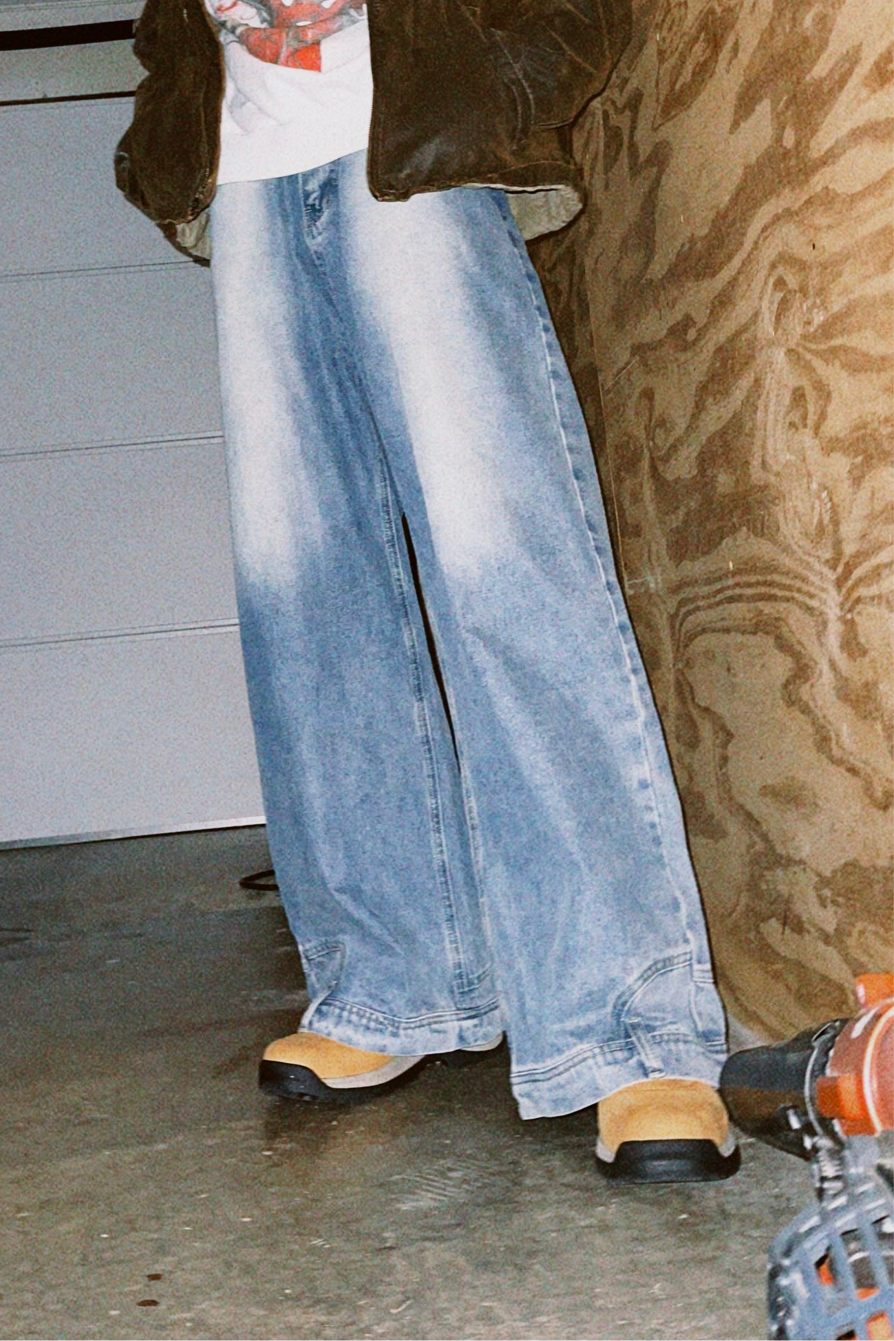 MIRRORED BAGGY JEANS
