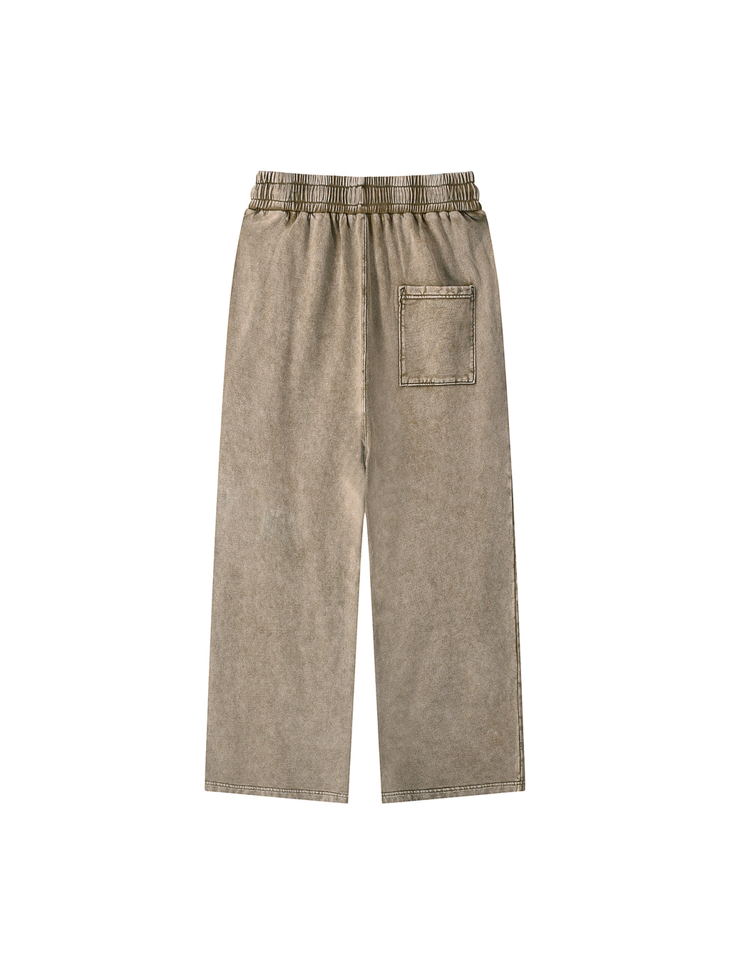 ACID WASH STRAIGHT LEG TROUSERS