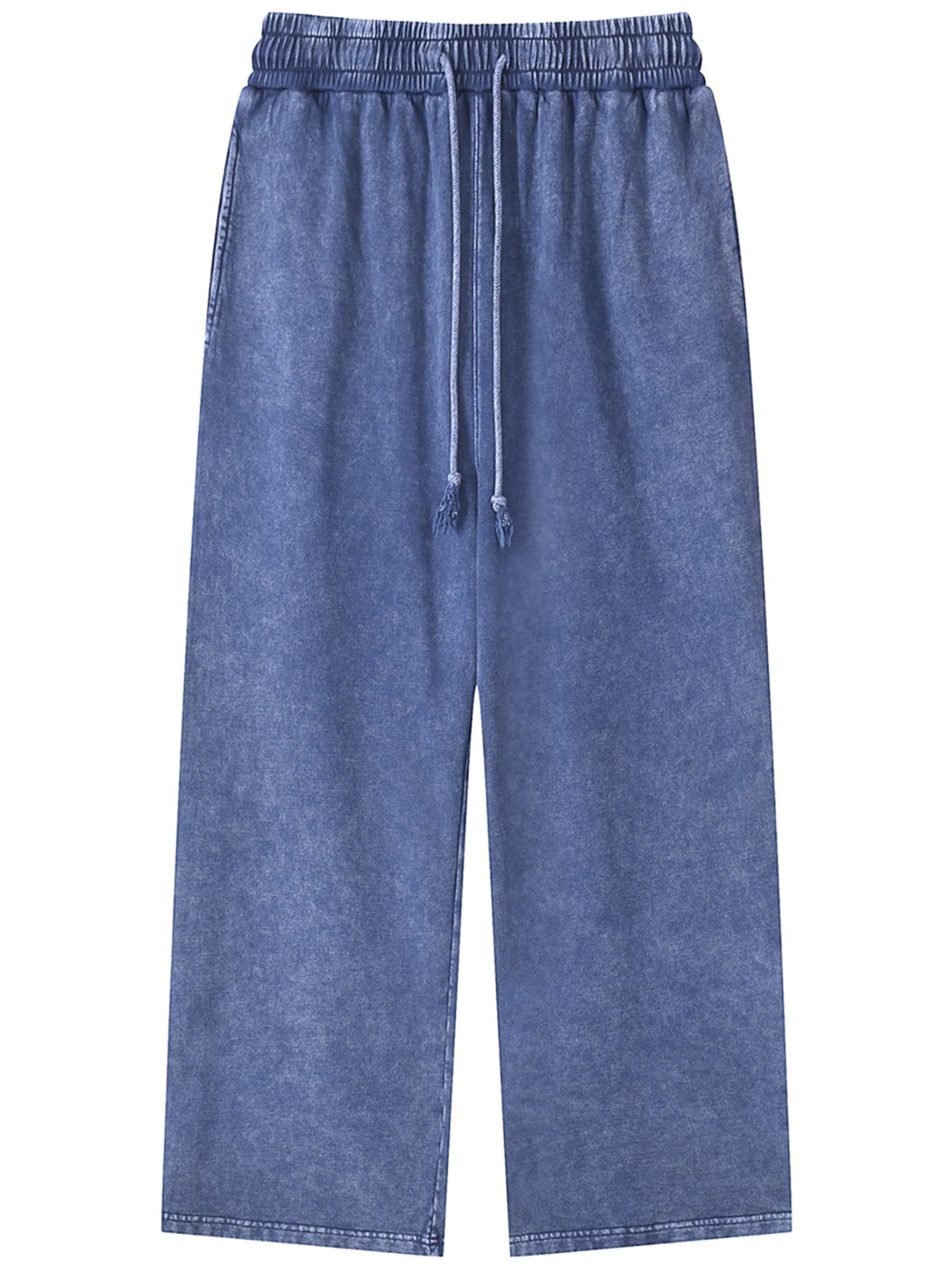 ACID WASH STRAIGHT LEG TROUSERS