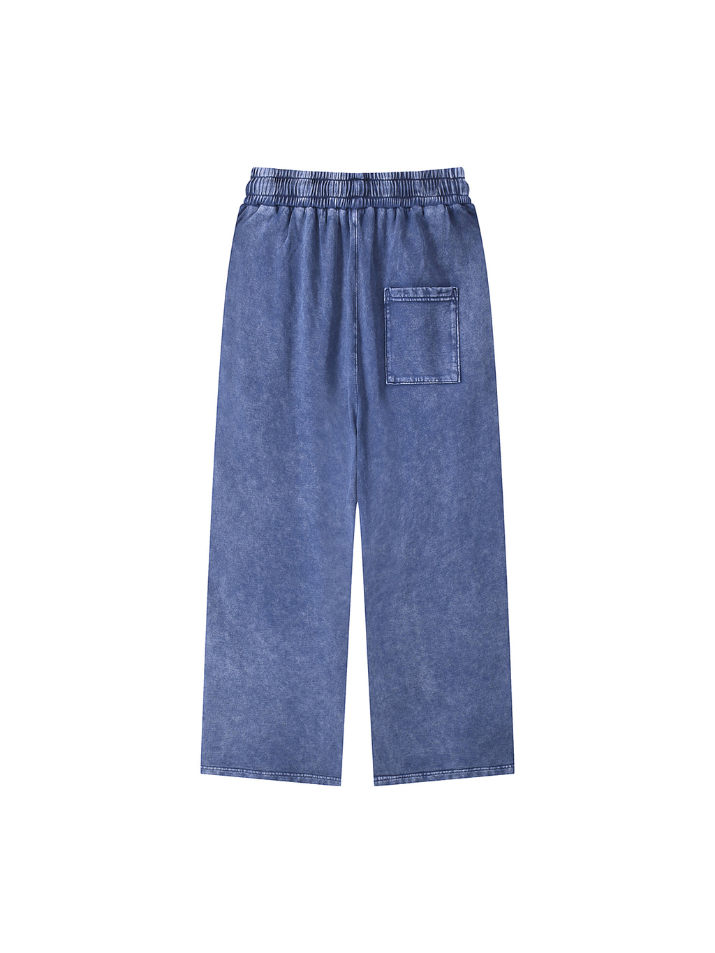 ACID WASH STRAIGHT LEG TROUSERS