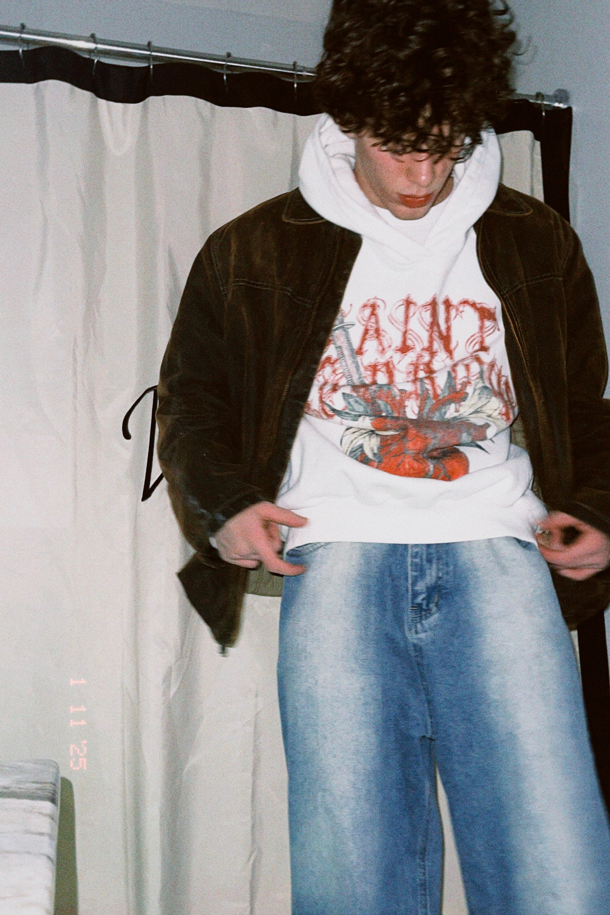MIRRORED BAGGY JEANS