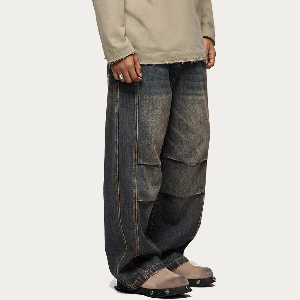TAILORED STRAIGHT-LEG VINTAGE JEANS