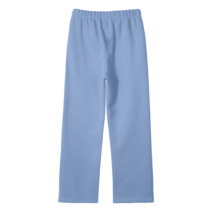 SOLID COLOR FLEECE STRAIGHT PANTS